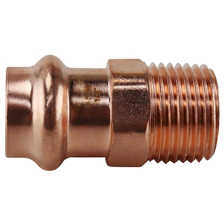 Copper Press By Tmg 1/2 in. x 1/2 in. Copper Press x MPT Male Adapter XPRMA12